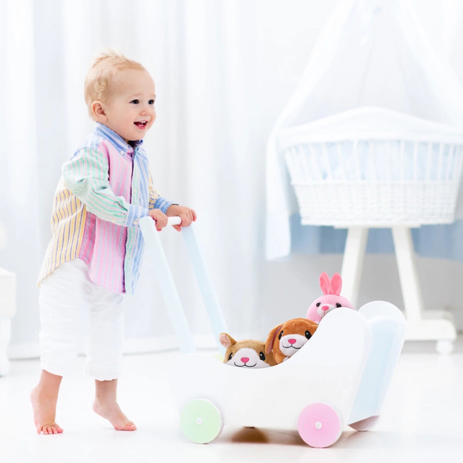 Rabbit Squeeky Ball Bouncy  Dog Toy