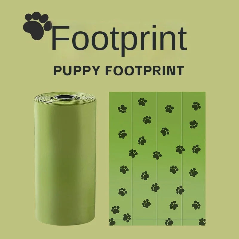 Dog Poop Bag Biodegradable Pet Dog Poop Bag Zero Waste Dog Pooper Bags Paw Doggy Litter Poop Bag Dog Poop Bag Dispenser